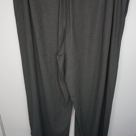 New Vince Linen Blend Pull On Pant in Black size XL (16) $395 - Picture 13 of 16